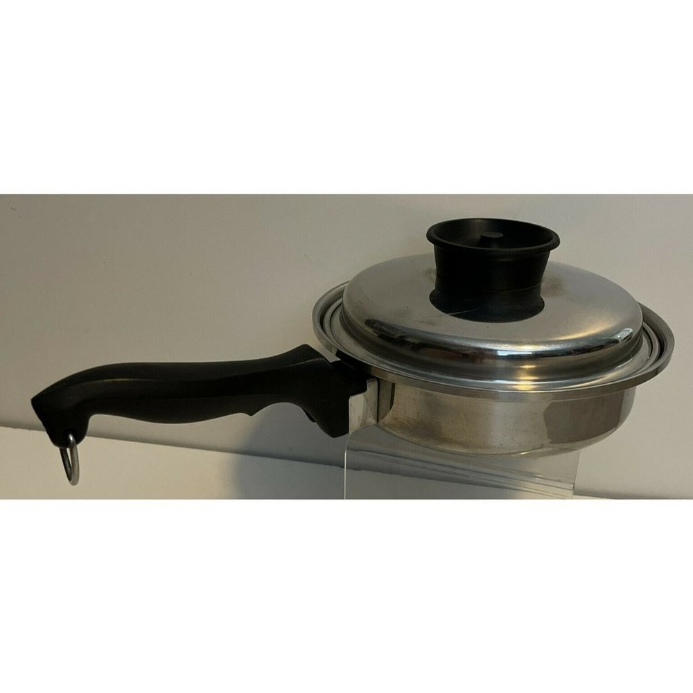 Townecraft Chefs Ware 8.5" Pan with Lid T304 Stainless Steel MultiCore USA